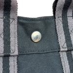 Hermes Black Fourre Tout Canvas Tote