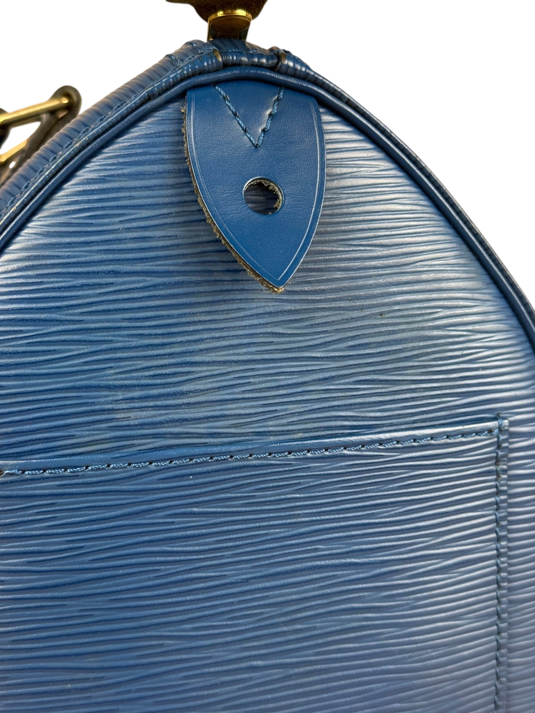 Louis Vuitton Vintage Blue Epi Speedy 25