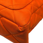 Chanel Orange Quilted Nylon Classic Jersey Camera Bag 2012