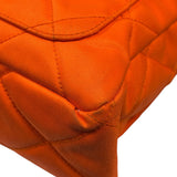 Chanel Orange Quilted Nylon Classic Jersey Camera Bag 2012
