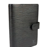 Louis Vuitton Black EPI Leather Agenda MM