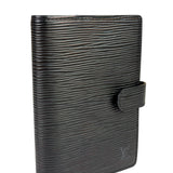 Louis Vuitton Black EPI Leather Agenda MM