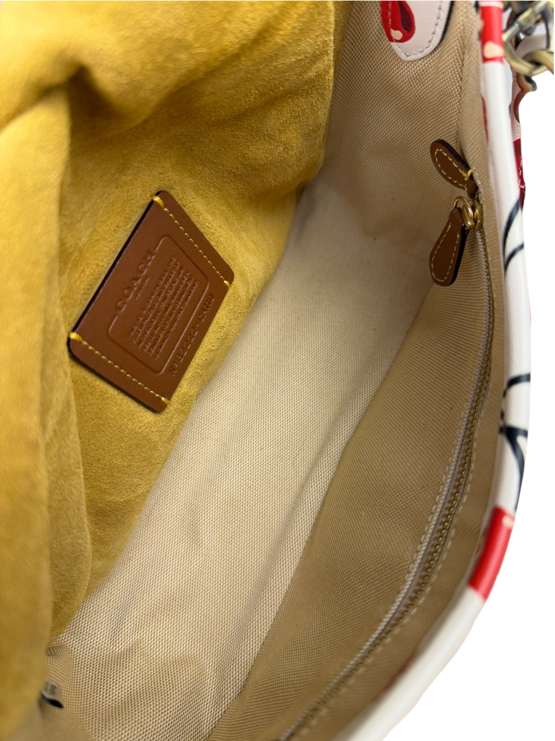 Coach Soft Tabby Shoulder Bag With Cherry Print