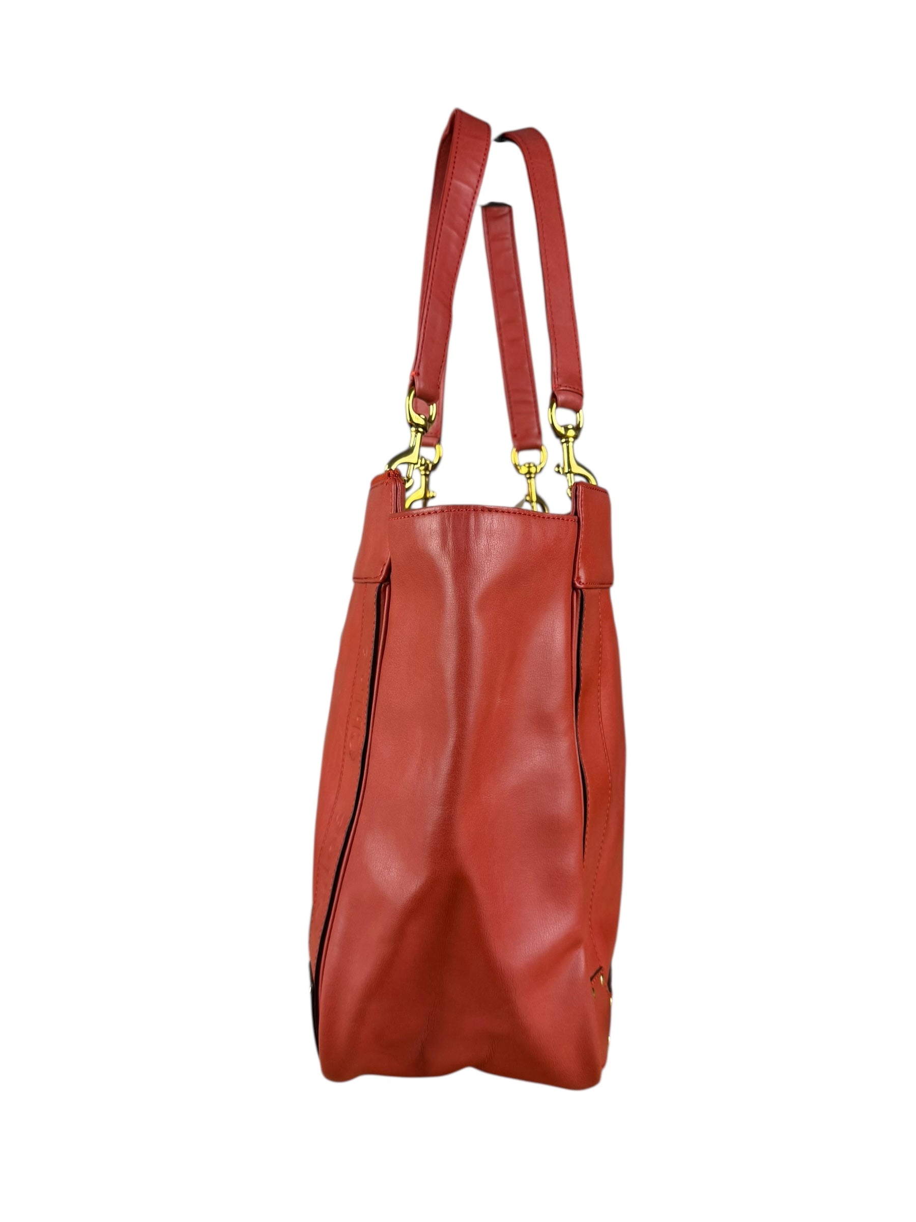 Chloé Eden Leather Cherry Shoulder Tote
