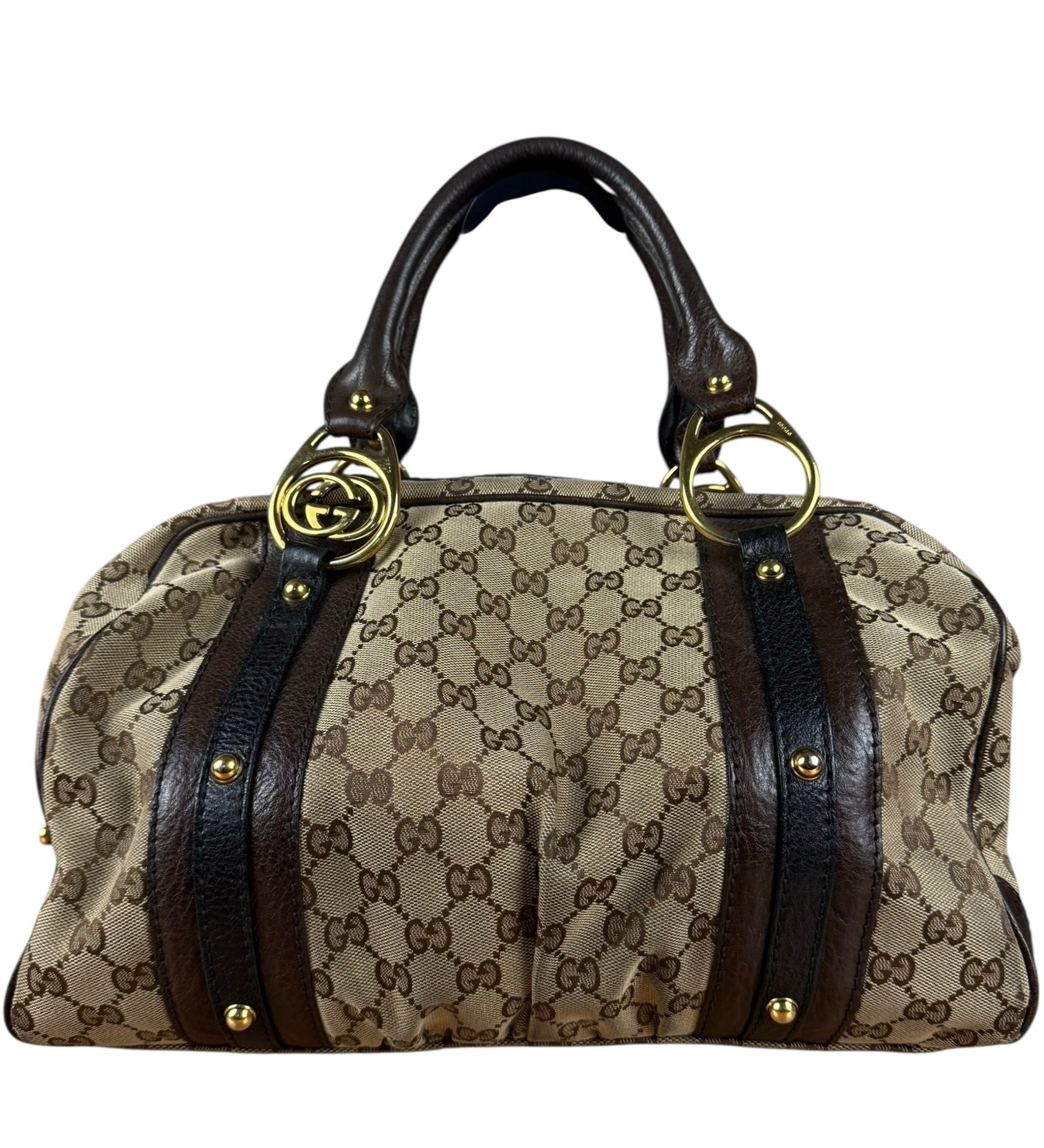 Gucci Babouska Interlocking Boston Bag