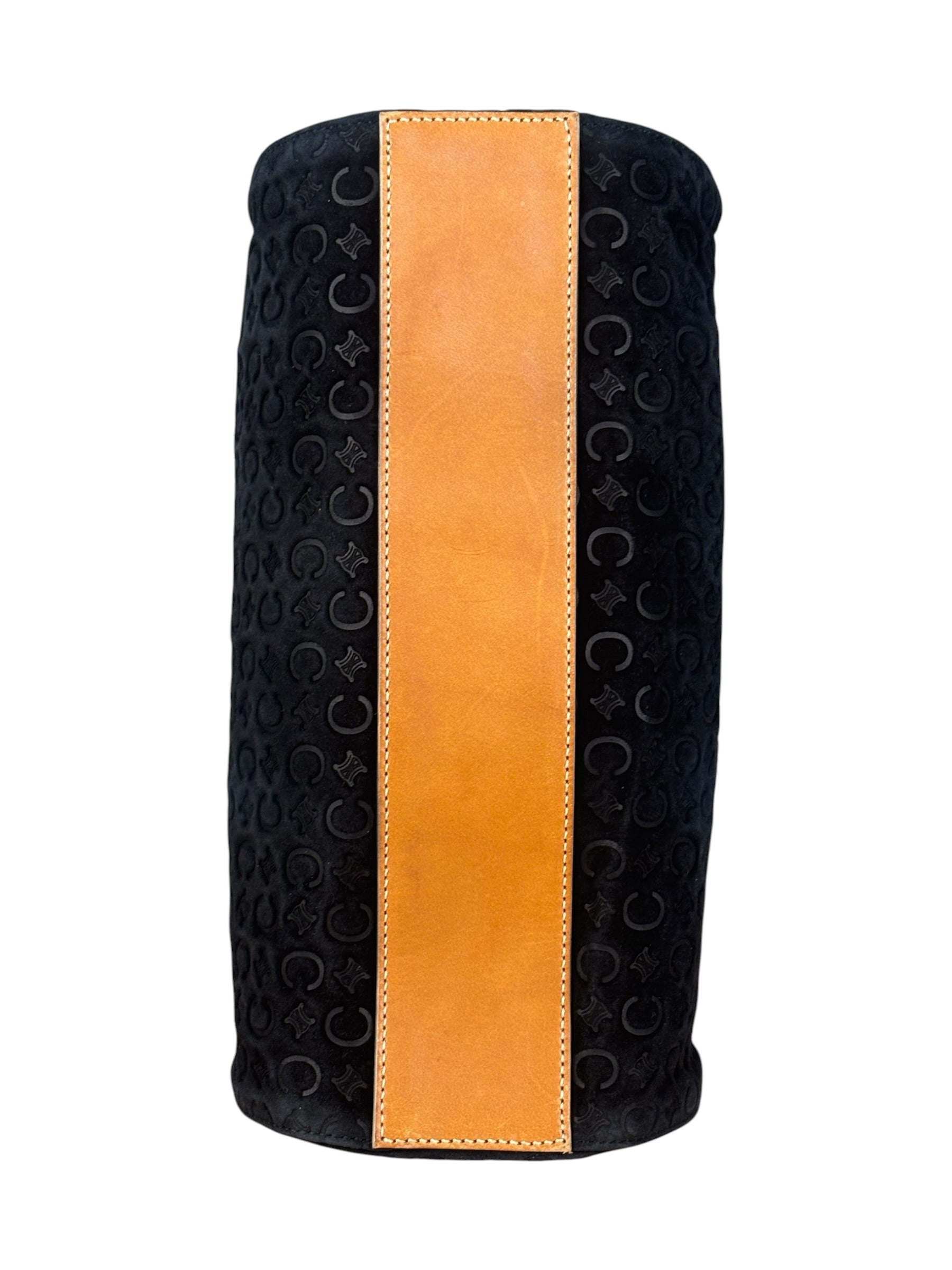 Celine Black Macadam Velour Handbag