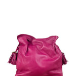Loewe Pink Calfskin Flamenco Crossbody Bag