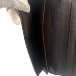 Bottega Veneta Brown Leather Woven Intrecciato Bi-Fold Continental Wallet