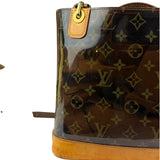 Louis Vuitton Black Vinyl/Leather Trim Cabas Ambre Tote PM