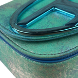 Diesel Blue Iridescent 1DR Shoulder Bag