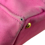 Prada Vintage Pink M Canapa Tote