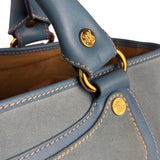Celine Baby Blue Suede Leather Trip Boogie Handbag