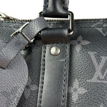 Louis Vuitton Black Monogram Keepall Bandouliere 25