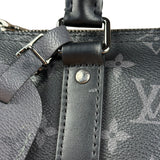Louis Vuitton Black Monogram Keepall Bandouliere 25