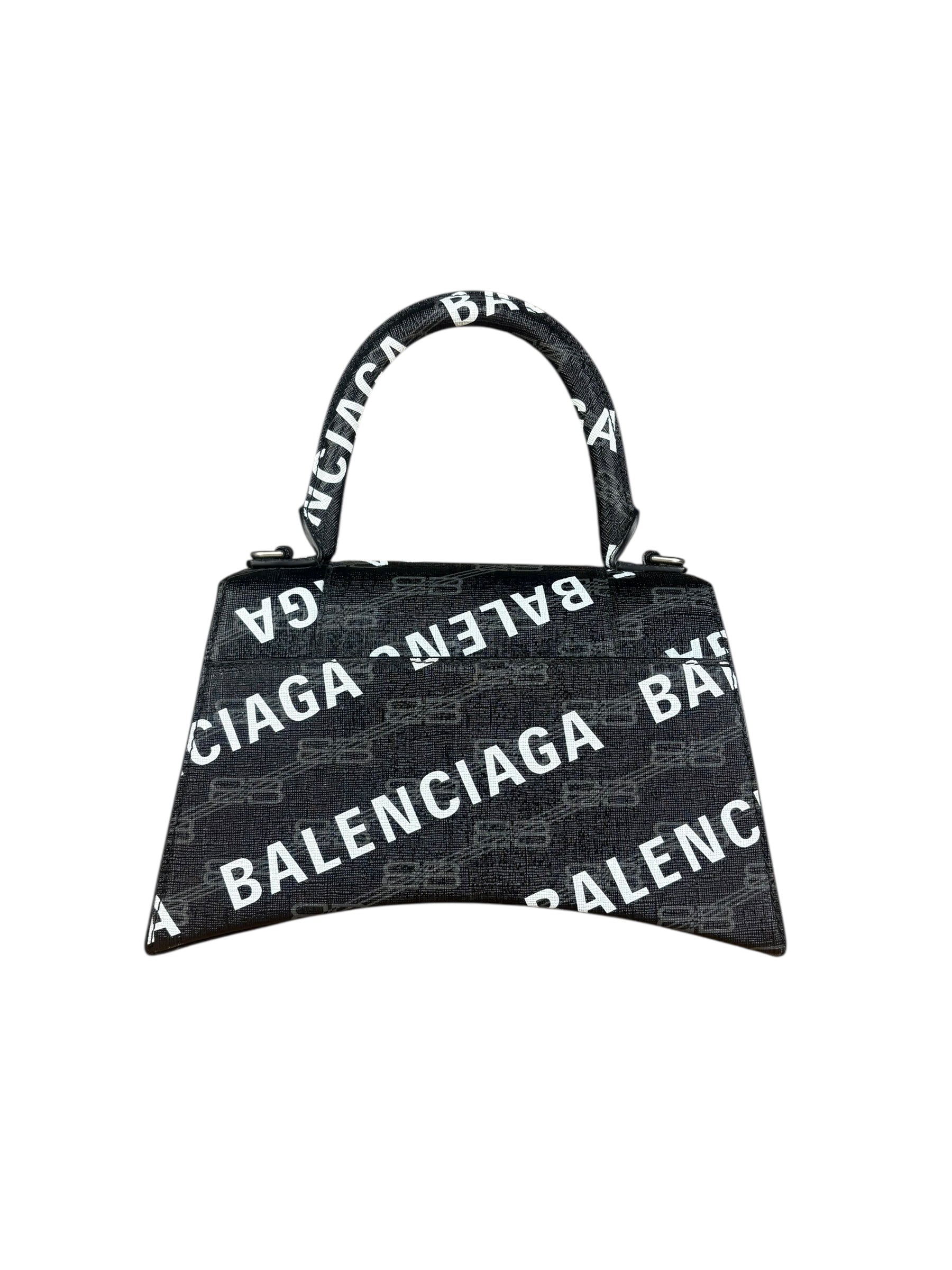 Balenciaga Multi Logo Hourglass 2Way Bag