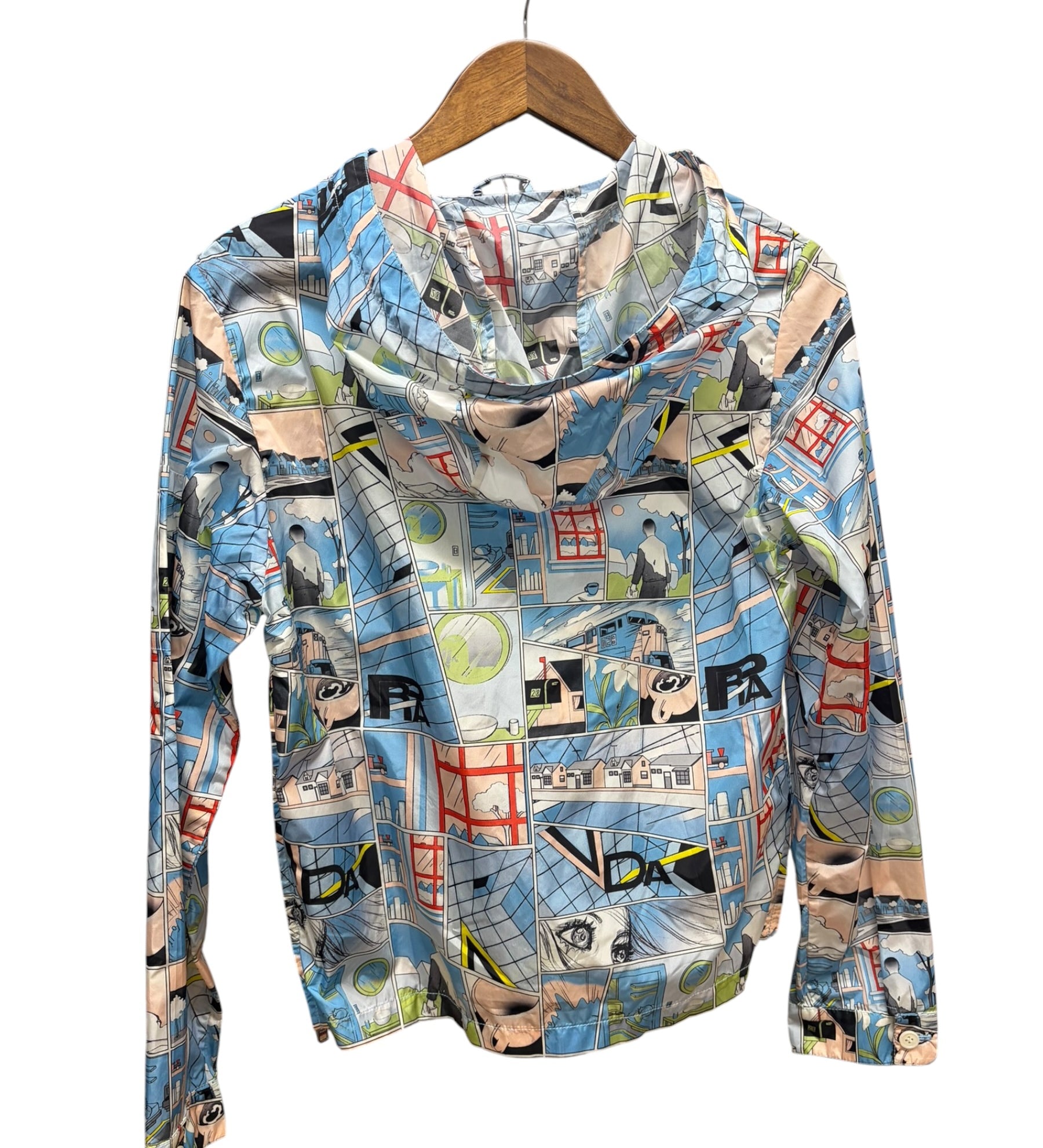 Prada  Multicolor Graphic Comic-Print Jacket
