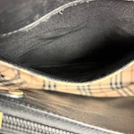 Burberry Black Leather Shoulder Tote