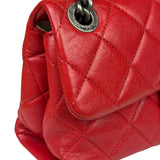 Chanel Striking Red Quilted Rocks Small Flap Bag 2014
