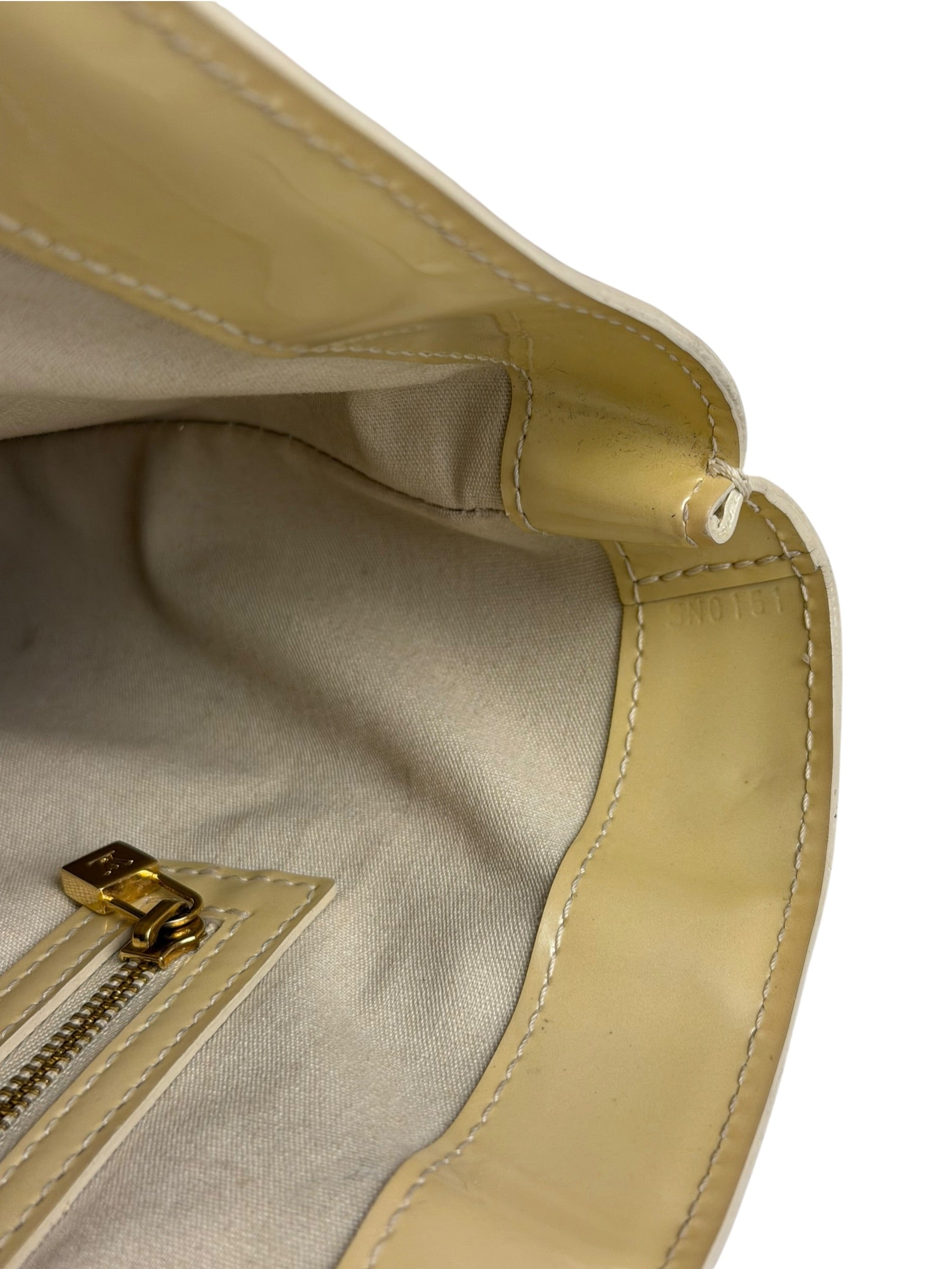 Louis Vuitton Yellow Vernis Wilshire Tote MM