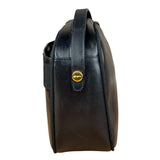 Salvatore Ferragamo Black Leather Vara Bow Crossbody Bag