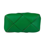 Bottega Veneta Small Green Intrecciato Cassette Camera Bag