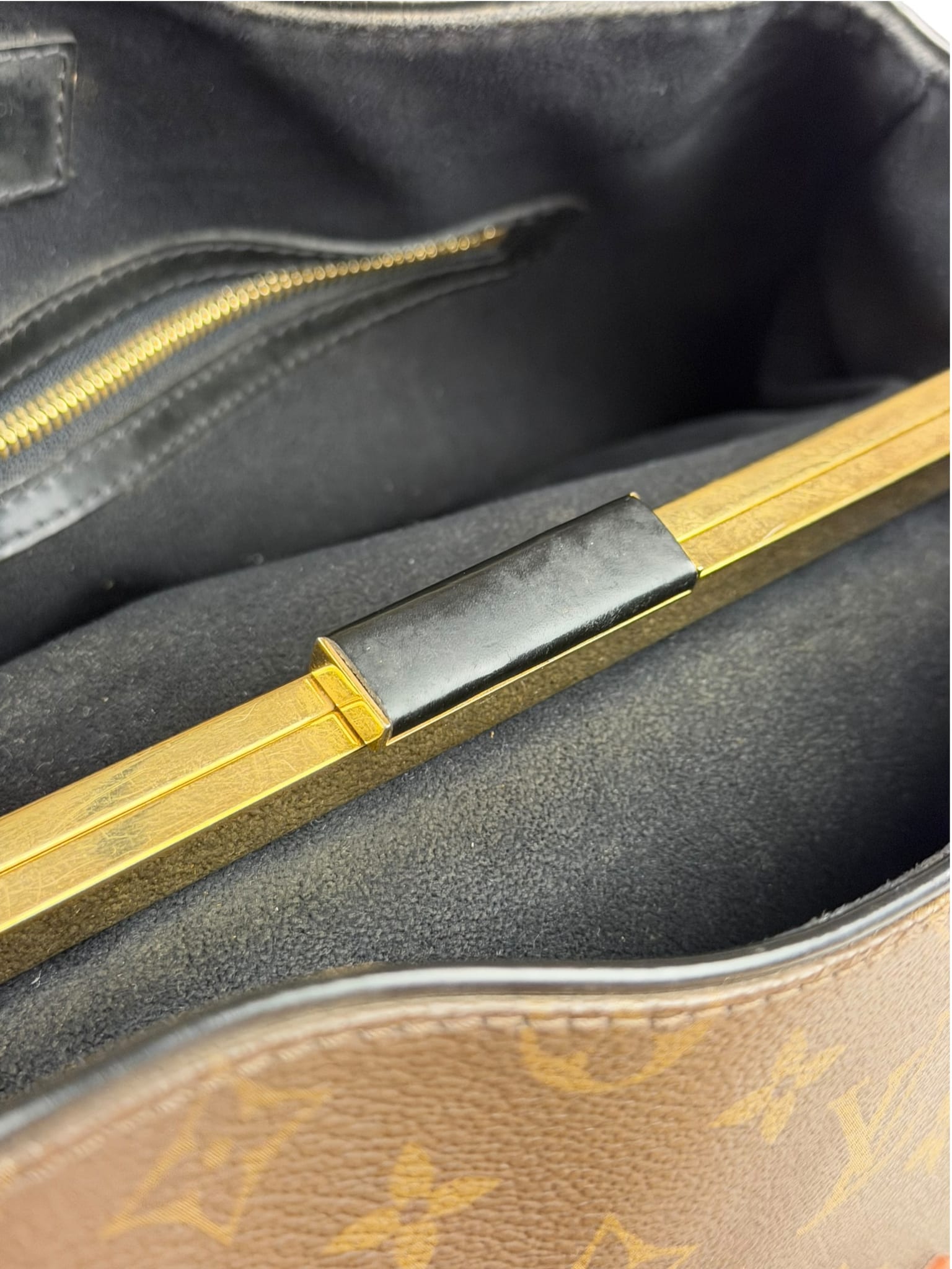 Louis Vuitton Limited Edition Brown/Black  Monogram Mirage Griet Handbag