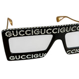 Gucci Rhinestone Square Sunglasses