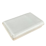 Balenciaga White Leather Papier Compact Wallet