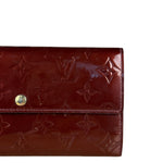Louis Vuitton Monogram Vernis Long Wallet Amarante