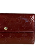 Louis Vuitton Monogram Vernis Long Wallet Amarante
