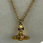 Vivienne Westwood Gold-Toned Mini Sovereign Orb Pendant Necklace