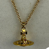 Vivienne Westwood Gold-Toned Mini Sovereign Orb Pendant Necklace