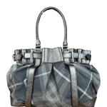 Burberry Vintage Grey Nova Check Shoulder Bag
