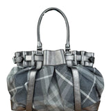 Burberry Vintage Grey Nova Check Shoulder Bag
