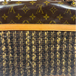Louis Vuitton Brown Monogram Ambre Tweedy Zip GM
