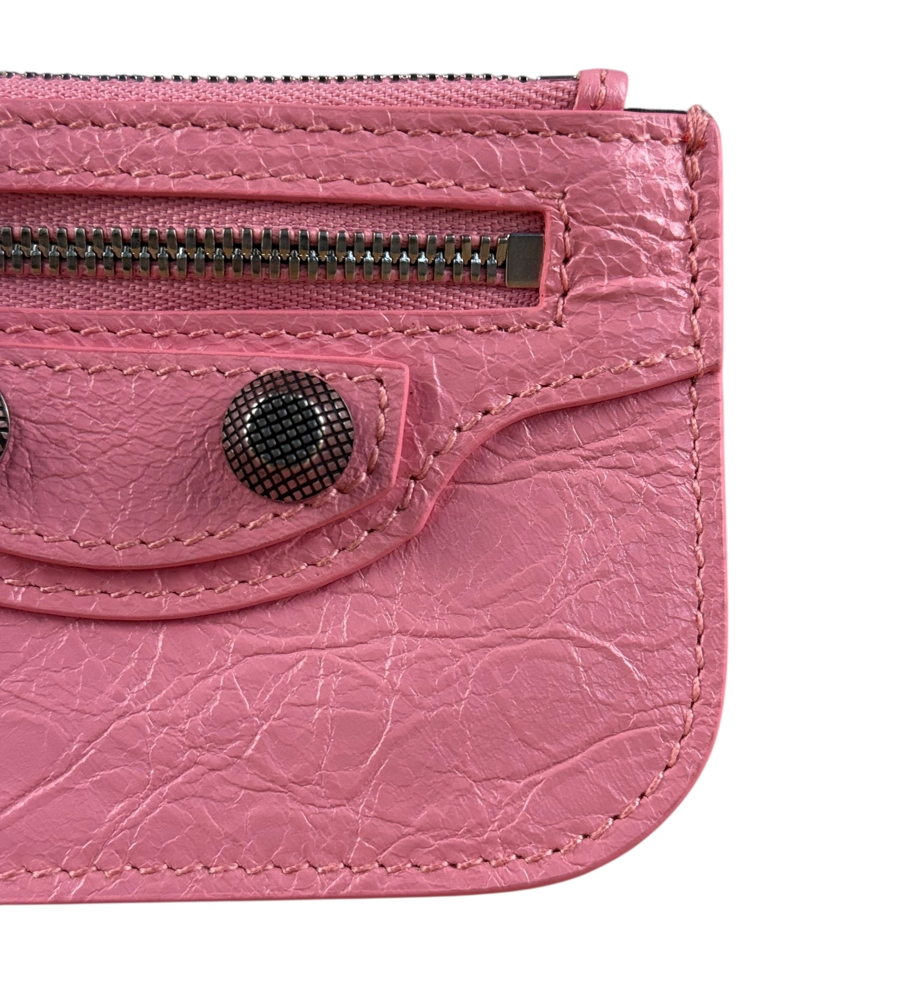 Balenciaga Le Cagole Zip Pouch Pink