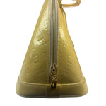 Louis Vuitton Yellow Monogram Vernis Alma Handbag
