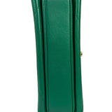 Chanel Green Lambskin Shoulder Bag 2018