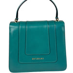 BVLGARI Serpenti Forever Mini Top Handle Bag Green