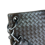 Bottega Veneta Brown Intrecciato Shoulder Bag
