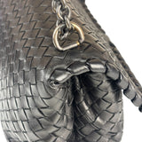 Bottega Veneta Black Intrecciato Shoulder Bag
