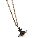 Vivienne Westwood Rose Gold Delicate Pendant Necklace