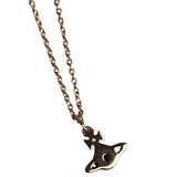 Vivienne Westwood Rose Gold Delicate Pendant Necklace