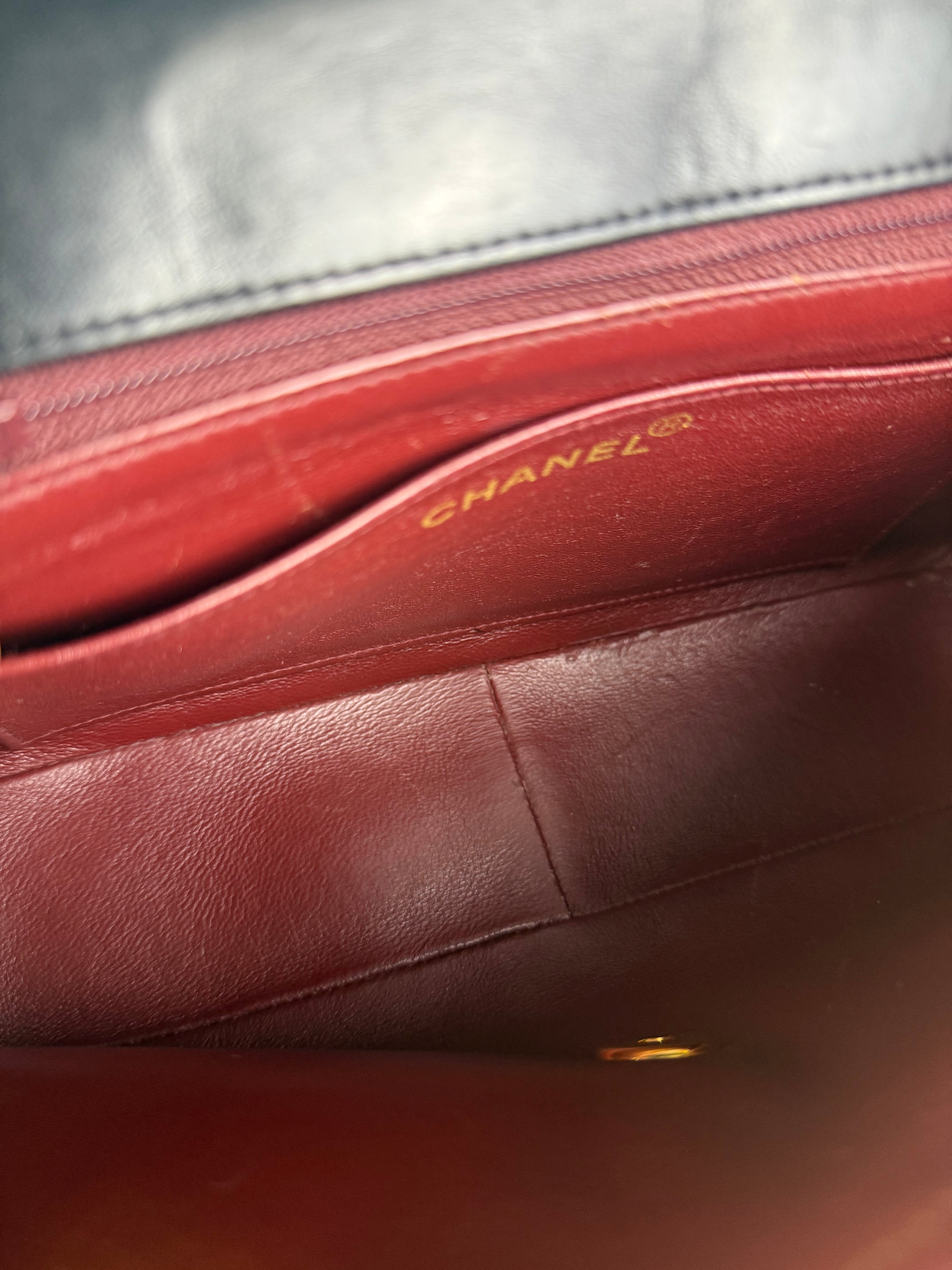 Chanel CC Vertical Quilt Lambskin Flap Bag 2016