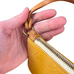 Louis Vuitton Yellow Monogram Vernis Lexington Pochette