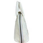 Versace Vintage Mini Osctrich Leather Top Handle Bag