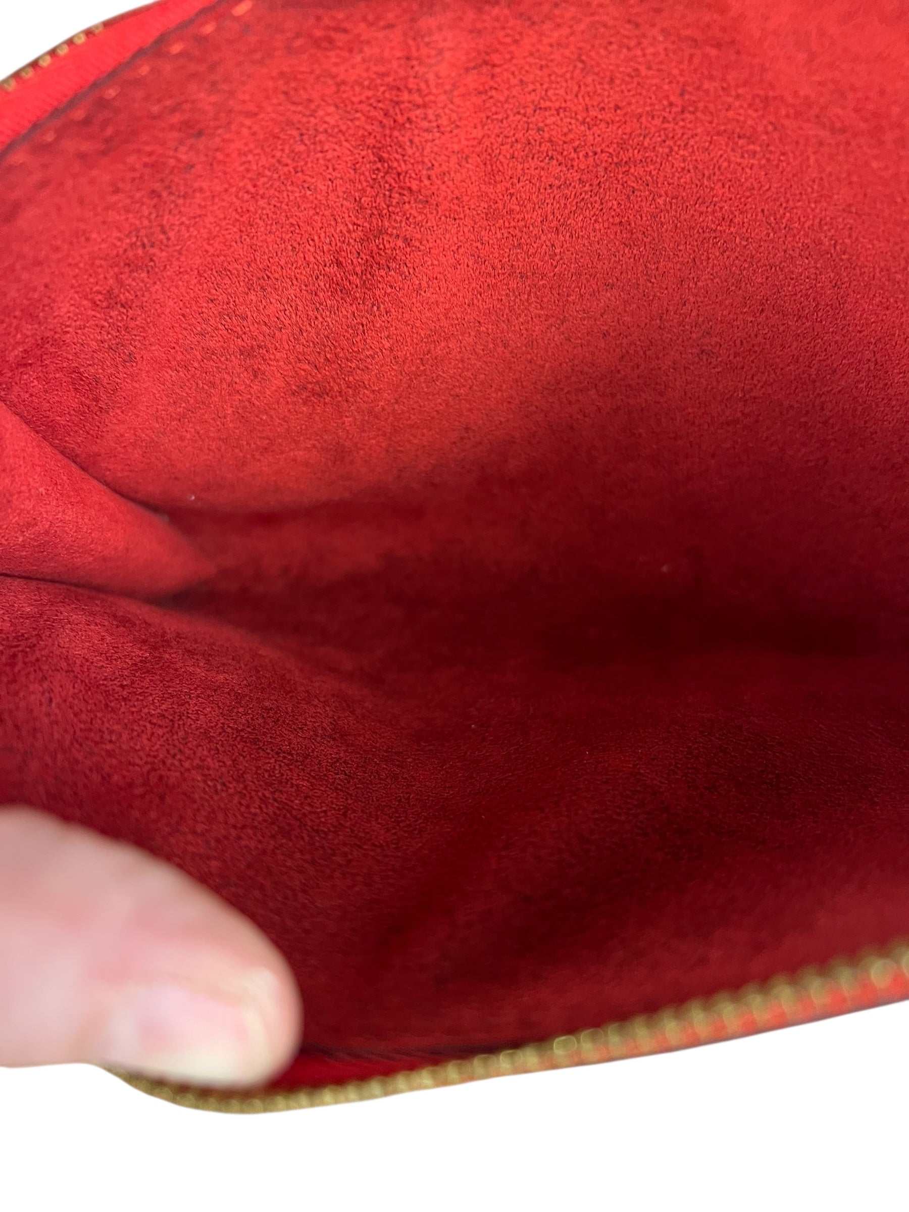 Louis Vuitton Red Epi Pochette