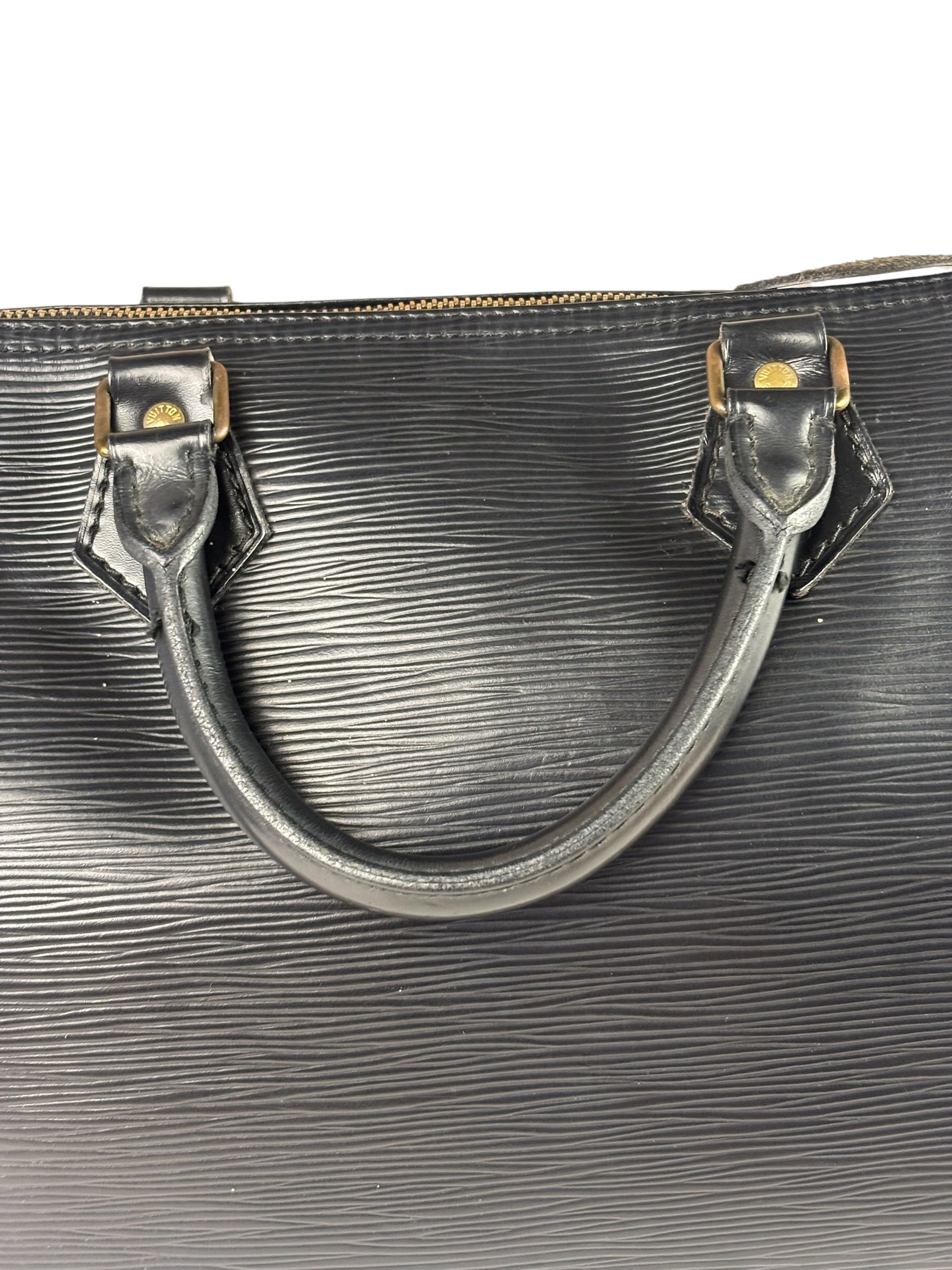 Louis Vuitton Black Epi Speedy 30