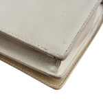 Christian Dior White Leather Amour Chain Wallet Replacement Chain