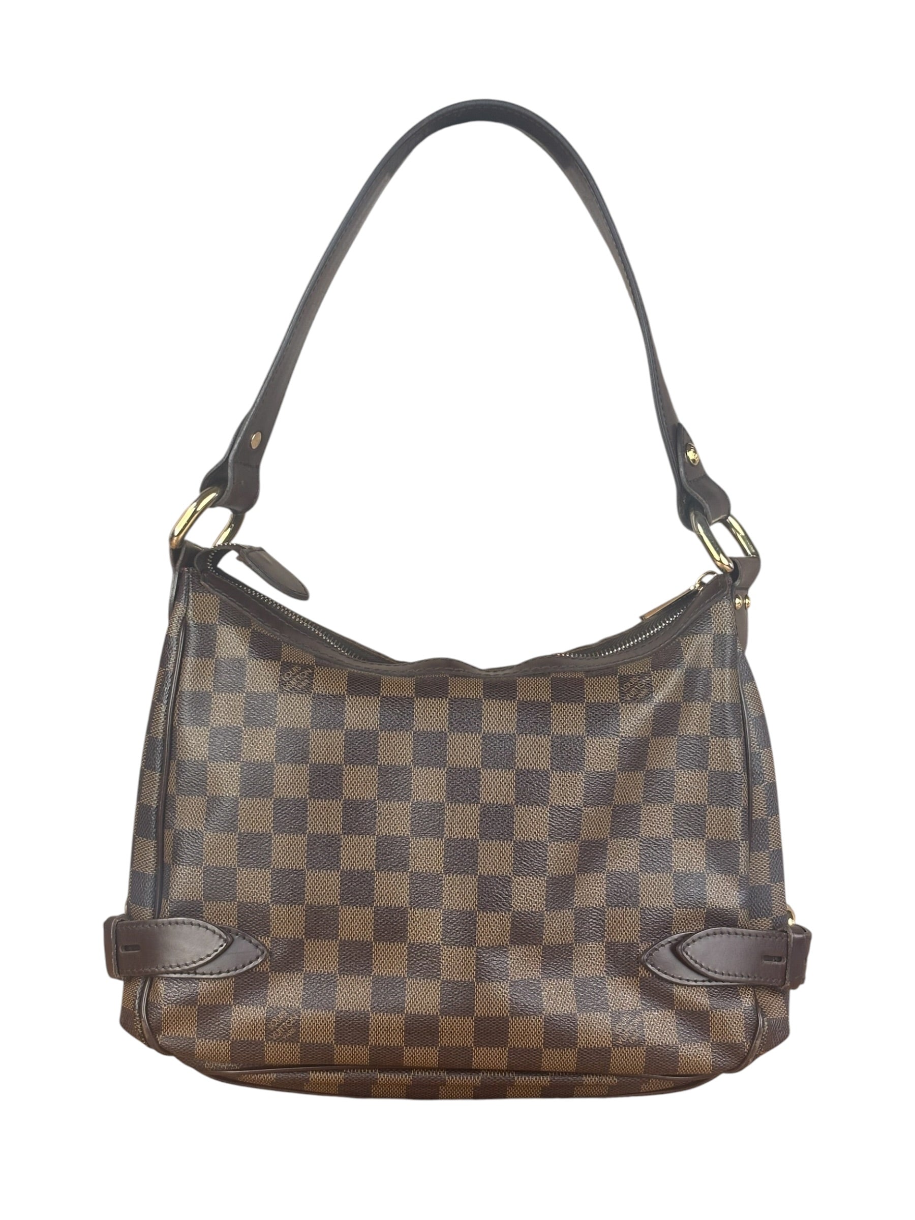 Louis Vuitton Coated Canvas Damier Ebene Highbury Shoulder Bag